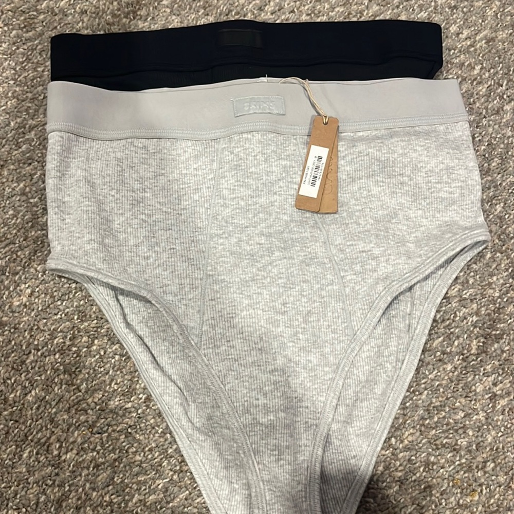 SKIMS high waited cotton briefs